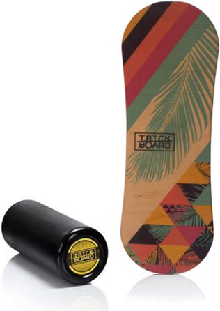 Тренувальний балансборд Trickboard Summer: дошка, ролик, килимок, наклейка – для скейтборду, серфінгу, сноуборду, вейкборду