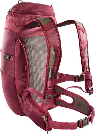Рюкзак для походів Tatonka Hike Pack 22 л з вентиляцією спини та дощовиком, легкий та зручний туристичний рюкзак, бордовий