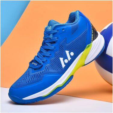 Волейбольні кросівки для чоловіків: кросівки для залу, тренувальні, легка амортизація, неслизька підошва, розміри 38-48 EU, колір блакитний