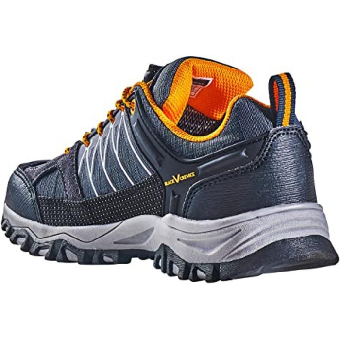 Дитячі трекінгові черевики Black Crevice: водонепроникні, з підкладкою, для активного відпочинку. Кольори: синій, зелений. Розмір 34 EU.