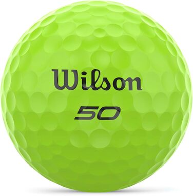 Гольф-м'ячі Wilson Fifty Elite, зелені, стандартний розмір, 12 шт