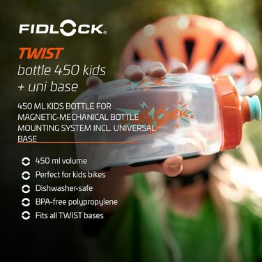 Дитяча пляшка для води Fidlock Twist Bottle Set 4, 450 мл