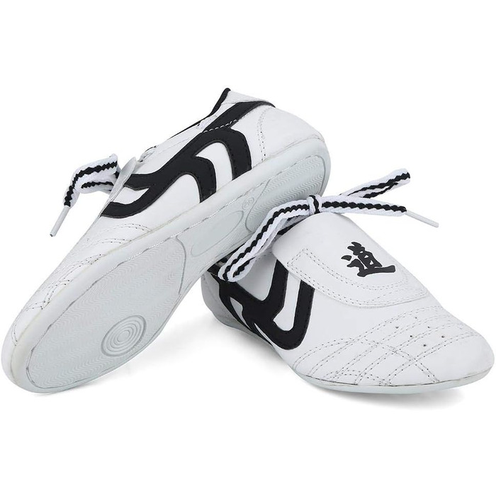 Взуття для Таеквондо Keenso: дихаючі шкіряні кросівки з гуми для бойових мистецтв, легкі, розмір 31 EU