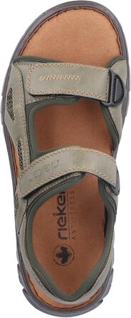 Чоловічі сандалі Rieker 22761 класичні, зелені, розмір 43 EU