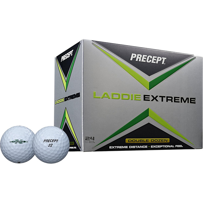 М'ячі для гольфу Precept Laddie Extreme 2017, 24 шт.