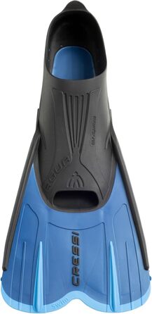 Ласти Cressi Agua для плавання та снорклінгу, унісекс, сині, розмір 33/34 (дитячі) – високоякісні ласти для дітей