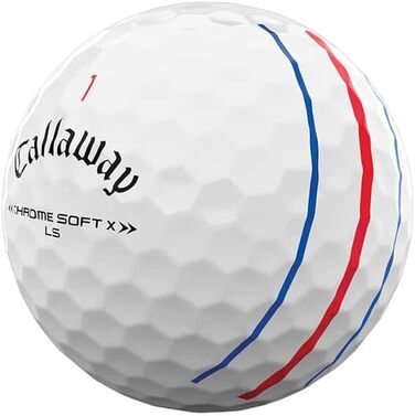 Гольф-м'ячі Callaway Chrome Soft X LS 2022, преміум якість