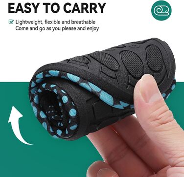 Чоловічі та жіночі аквашузи для плавання, йоги та відпочинку на пляжі. Швидко сохнуть, неслизькі, легкі (43 EU, Синій G995)