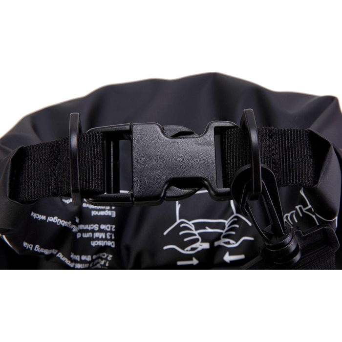 Водонепроникні сумки Cressi для дорослих (унісекс), чорні, 5 л, без застібки-блискавки