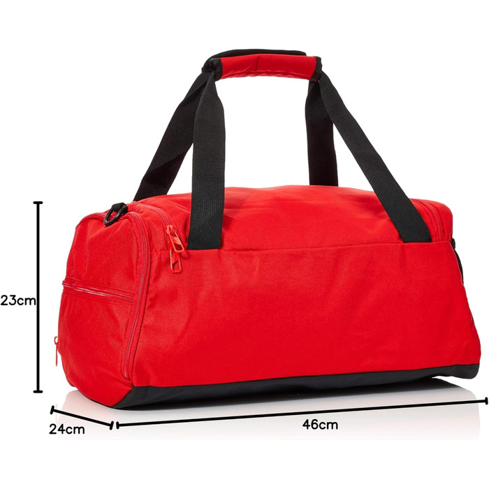 Спортивна сумка Puma teamGOAL 23 Teambag S, червоно-чорна (46 x 24 x 23 см), унісекс