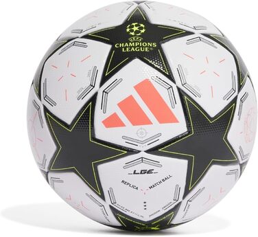 Футбольний м’яч Adidas UEFA Champions League, розмір 5, білий, сертифікат FIFA, у коробці, універсальний