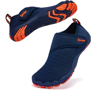 Дитячі шкарпетки-тапочки Raqua для плавання та відпочинку, розмір 28-37, блакитний/оранжевий