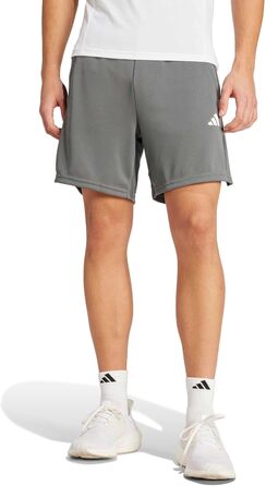 Чоловічі шорти для тренувань Adidas Train Essentials All Set (Сірі/Білі) — Спортивні бордшорти для фітнесу та залу