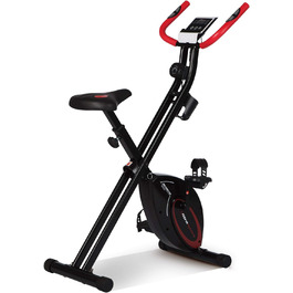 Велотренажер Ultrasport F-Bike/F-Rider Basics, складаний, LCD-дисплей, регульоване навантаження, сенсори пульсу, для дому, для спортсменів і літніх людей