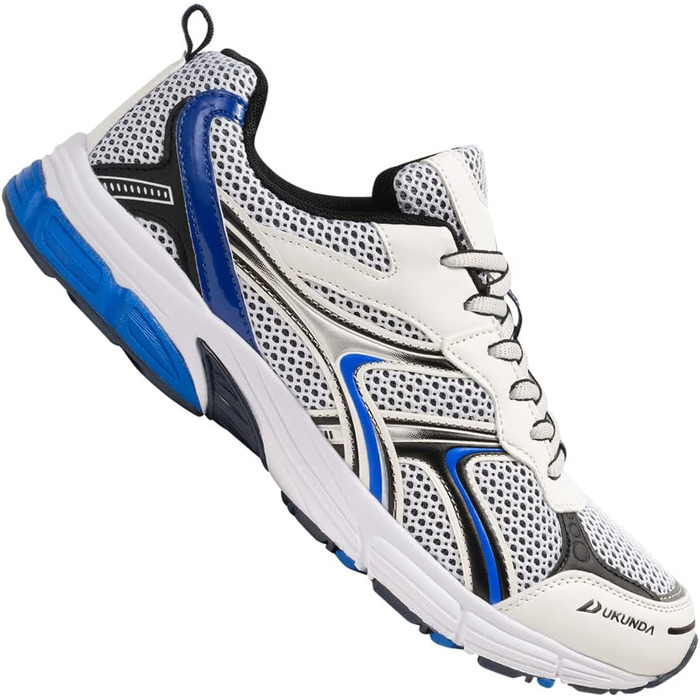 Чоловічі бігові кросівки Mombasa, білі, розмір 39 EU, дихаюча сітка, зносостійка підошва