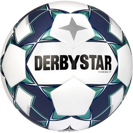 Футбольний м'яч DERBYSTAR Diamond TT DB v22 біло-синій, розмір 5