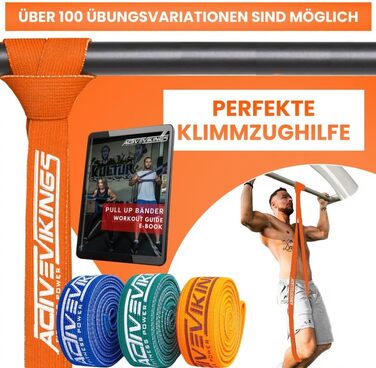 Фітнес-гумки для підтягувань - ідеально для нарощування м'язів. Гумки для фітнесу, стрічки опору (G - середній набір)