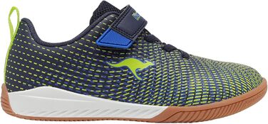 Дитячі спортивні кросівки KangaROOS K5-Hover Ev для залу, 37 EU, темно-синій/лайм