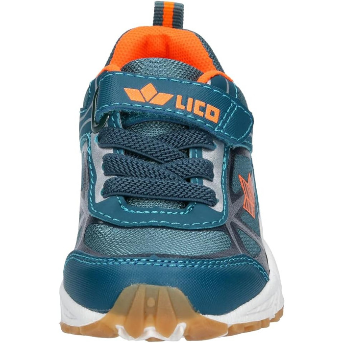 Дитячі закриті кросівки для залу Lico Salford VS Unisex, колір Petrol Orange, розмір 35 EU
