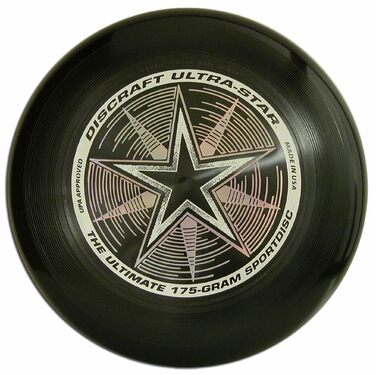 Фрісбі Discraft Ultra-Star Sport 175 г Чорний - професійний диск для гри
