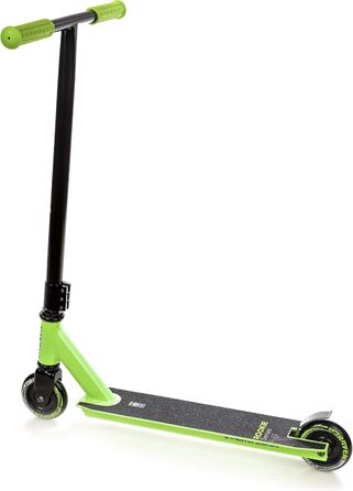 Скутер RAVEN для трюків та катання: 100 мм PU колеса, підшипники ABEC-9, колір лайм