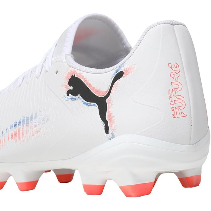 Футбольні бутси PUMA Future 8 Play FG/AG, 43 EU, білий/чорний/червоний