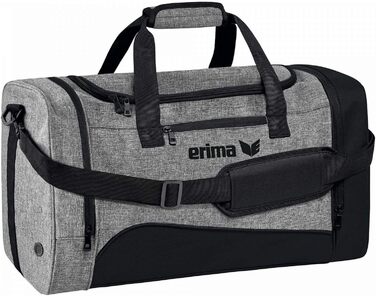 Спортивна сумка Erima Club 1900 2.0, чорна/сірий меланж, розмір L