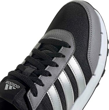 Жіночі кросівки Adidas Run 50s, 40 EU, чорно-сріблясті