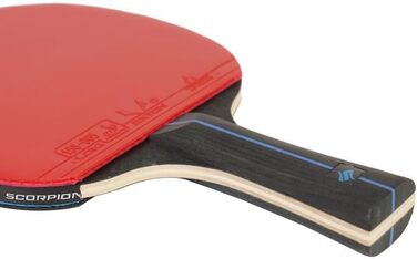 Набір для пінг-понгу Scorpion: 2 або 4 ракетки, м'ячі, кейс. Професійний, 5-шаровий дерев'яний блат, для гри в приміщенні та на вулиці