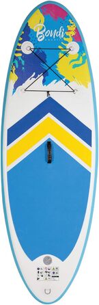 Дитяча SUP-дошка John Bondi Aquatic 52500, багатобарвна, набір для стоячого веслування