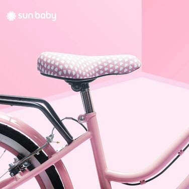 Дитячий велосипед Sun Baby Heart 20 дюймів, 6 швидкостей Shimano, для дівчаток 6-10 років, регульований