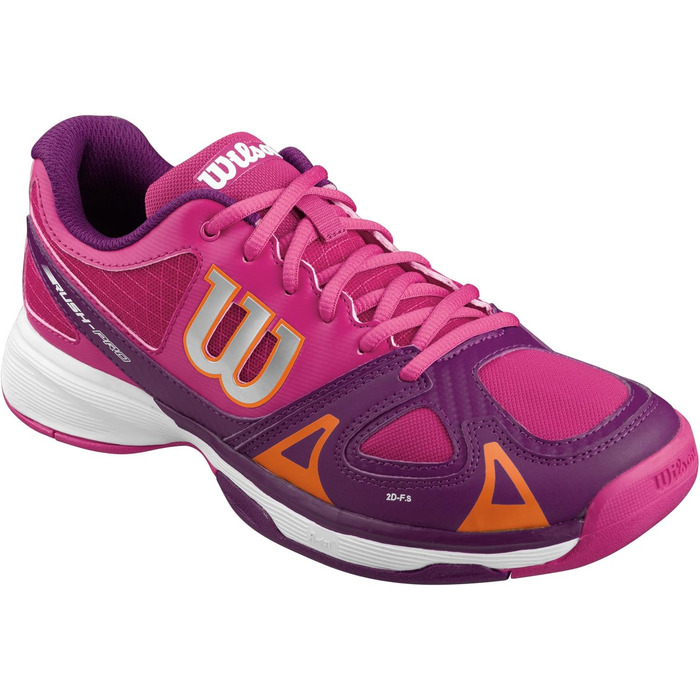 Тенісні кросівки Wilson RUSH PRO Unisex для дітей (36 EU, багато кольорів Deep Water Navy, Wilson Scuba Blue)