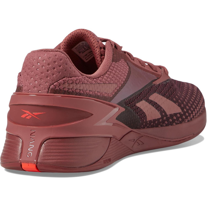 Кросівки Reebok Nano X3 для жінок, 39 EU, Sedona Rose/Maroon/Neon Cherry