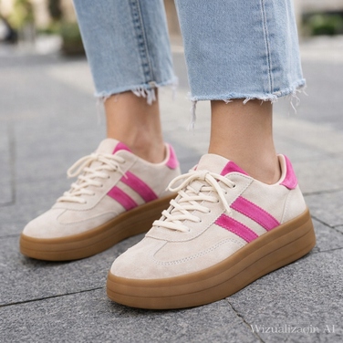 Жіноче спортивне взуття Goodin GD-XF-209-BEIGE-FUXIA, розмір 39