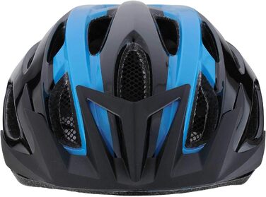 Велошолом BBB Cycling Condor для дорослих, унісекс, чорний/синій, розмір M (54-58 см), знімний візор, сітка від комах, для MTB і шосе