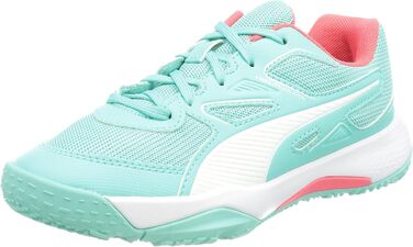 Дитячі кросівки PUMA Solarflash Jr для легкої атлетики (37 EU, Elektro Aqua Sunblaze Puma White)