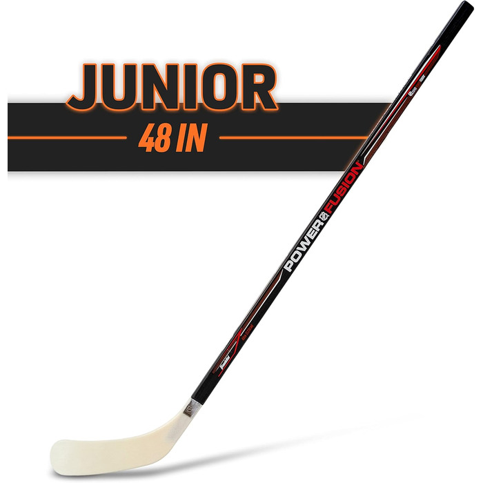 Дитяча вулична ключка для хокею Franklin Sports NHL Power Fusion, 48 дюймів, ліва