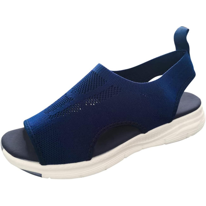 Ортопедичні сандалі жіночі літні, зручні, миючі, на платформі, спортивні, для трекінгу, повсякденні, розмір 37-43, блакитні