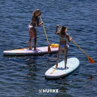 Алюмінієве весло HUIIKE для SUP, 2 в 1, розбірне, 4-частинне, регульоване, подвійне, для сапборду, легке, портативне