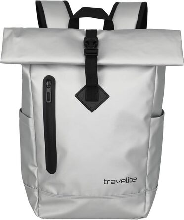 Рюкзак Travelite Rolltop водонепроникний, велосипедний, міський, з ролтопом і світловідбивачами, 48 см, 19 л