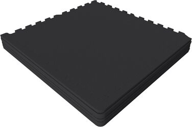 GORILLA SPORTS® Захисні мати EVA, 6 шт, 60x60x1,2 см, антиковзкі, для фітнесу, підлоги, тренажерів, басейну, з 12 крайовими елементами, різні кольори