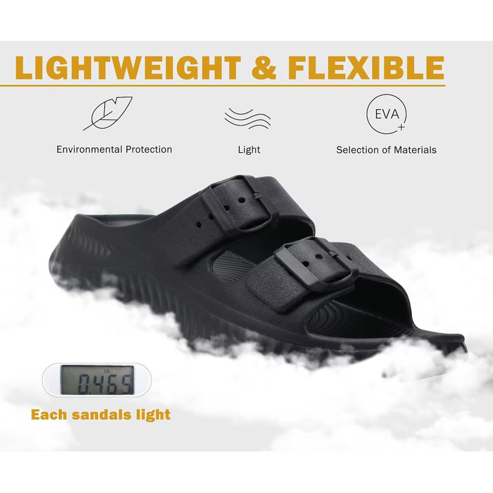 Жіночі сандалі KuaiLu для відновлення, спортивні слайдери з підтримкою склепіння стопи, ортопедичні, проти плоскостопості, чорні, 39 EU