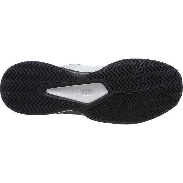 Тенісні кросівки Wilson Rush COMP LTR Unisex для всіх типів покриття, 46 2/3 EU, білий/сірий