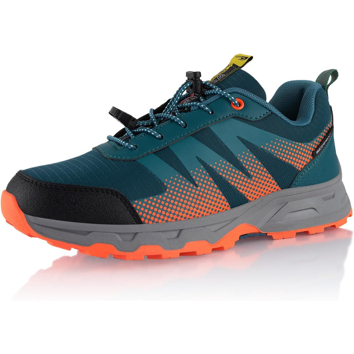 Водонепроникні трекінгові черевики для жінок та чоловіків, Trail Running, 44 EU, блакитний/помаранчевий