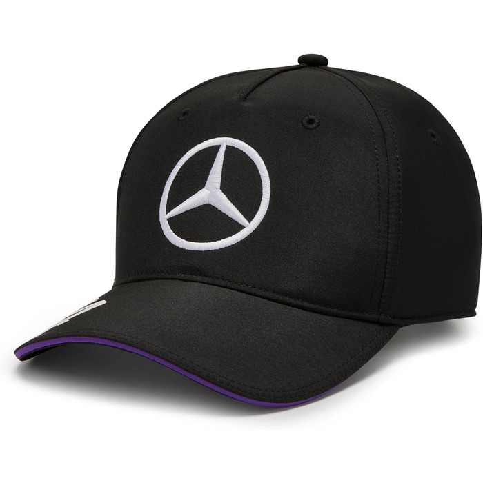 Кепка Mercedes AMG Petronas F1 2024 Льюїс Гамільтон, чорна, універсальний розмір