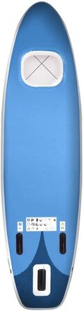Надувна SUP-дошка vidaXL для дорослих, комплект, 360x81x10 см, морський синій, серфборд для стоячого веслування з веслом