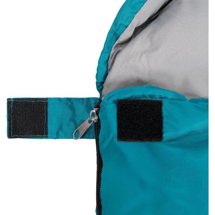 Сплячий мішок BESTIF для кемпінгу та відпочинку на природі. Легкий, водонепроникний, літній спальник 210x75cm, турквіс