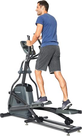 Еліптичний тренажер Horizon Fitness Andes 2.0 для дому, висота підйому 27 см, безпечний крос-тренер для домашнього фітнесу