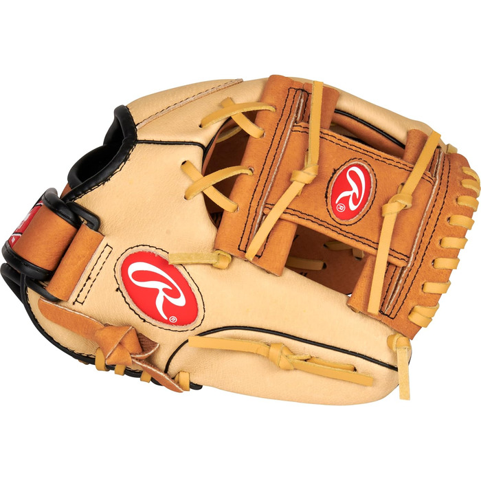 Рукавичка для бейсболу Rawlings Sure Catch T-Ball (9.5-11.5 дюймів) для дітей 6-8 років, коричнева