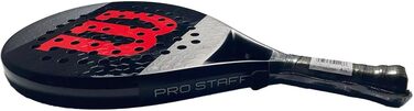 Падель ракетка Wilson Pro Staff Elite TX WR069411U, унісекс, чорна, розмір 2 EU